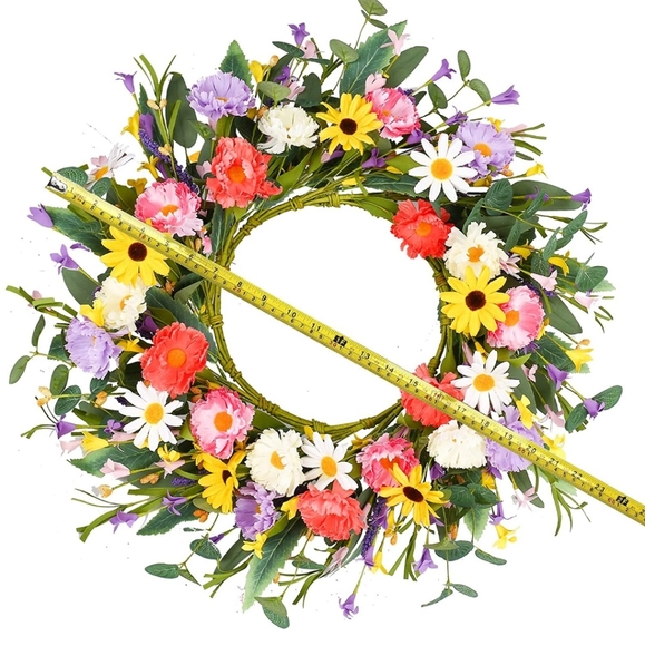 Artificial Front Door Wreath - Picture 2 of 4